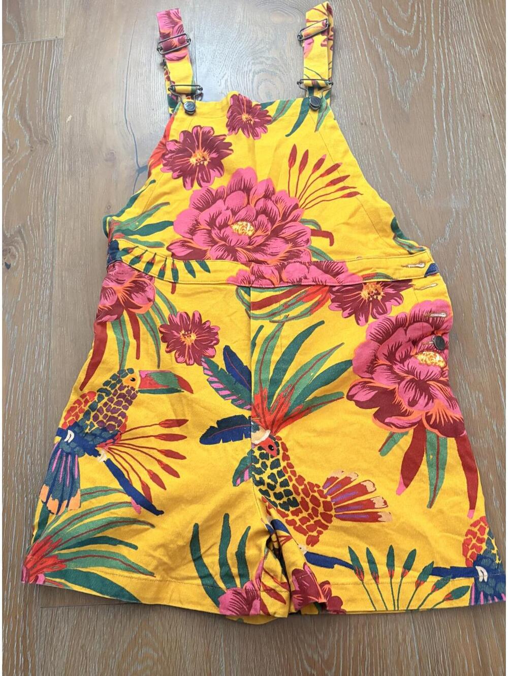 Farm Rio for Anthropologie Overall Shorts Size Small